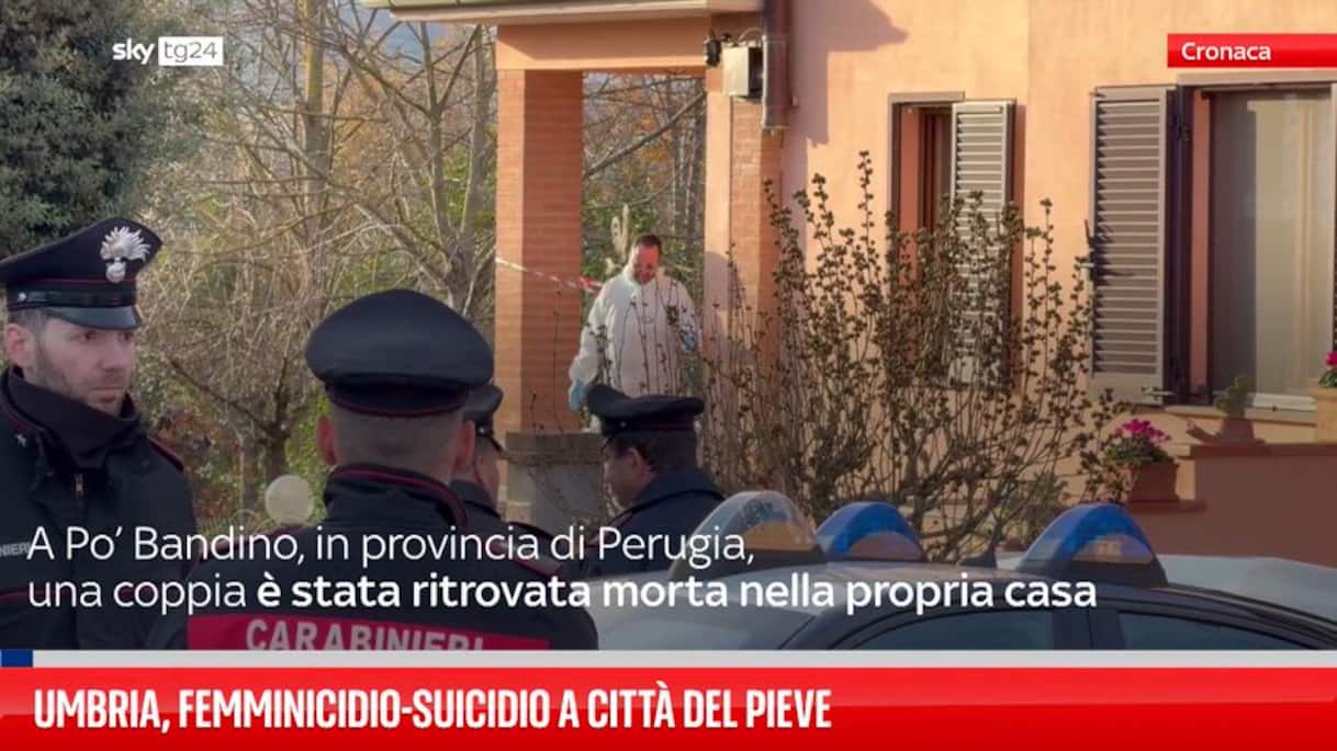 Umbria, femminicidio suicidio a Città del Pieve