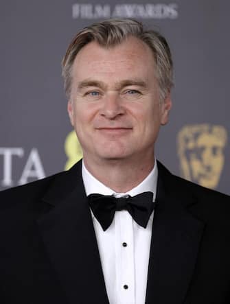 LONDON, ENGLAND - FEBRUARY 18: Christopher Nolan attends the 2024 EE BAFTA Film Awards at The Royal Festival Hall on February 18, 2024 in London, England. (Photo by John Phillips/Getty Images)
