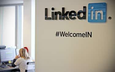 MILANO - SEDE DELLA LINKEDIN ITALIA A PORTA GARIBALDI (MILANO - 2016-02-12, ALBERTO CATTANEO) p.s. la foto e' utilizzabile nel rispetto del contesto in cui e' stata scattata, e senza intento diffamatorio del decoro delle persone rappresentate