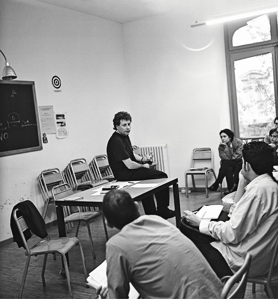 Una lezione alla Scuola Holden nel 1994, courtesy Scuola Holden