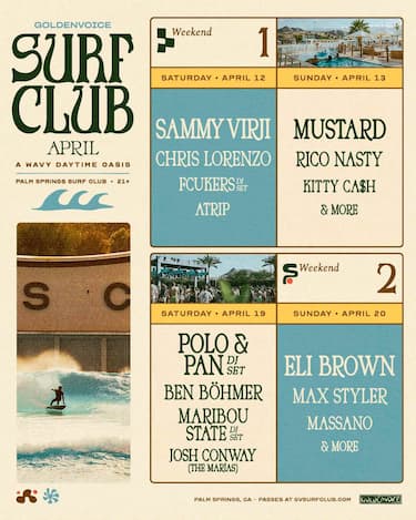 Goldenvoice Surf Club – Palm Springs Surf Club