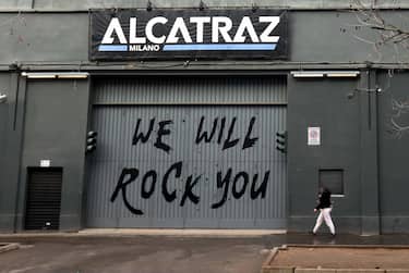 Una veduta esterna della discoteca Alcatraz in via Valtellina 25, Milano, 24 febbraio 2024. ANSA/ PAOLO SALMOIRAGO
