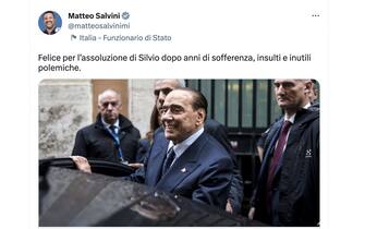 Il tweet di Matteo Salvini