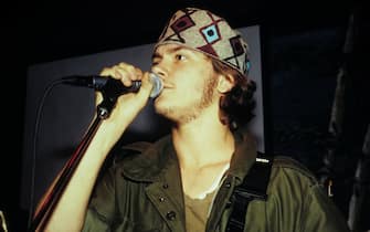 River Phoenix performs at Wetlands, New York, New York, March 14, 1991. (Photo by Steve Eichner/Getty Images)