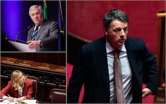 meloni renzi e tajani