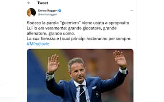 Il ricordo social di Sinisa Mihajlovic