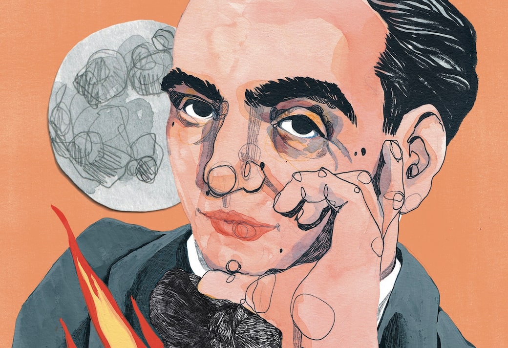 Un dettaglio della copertina di “Federico”