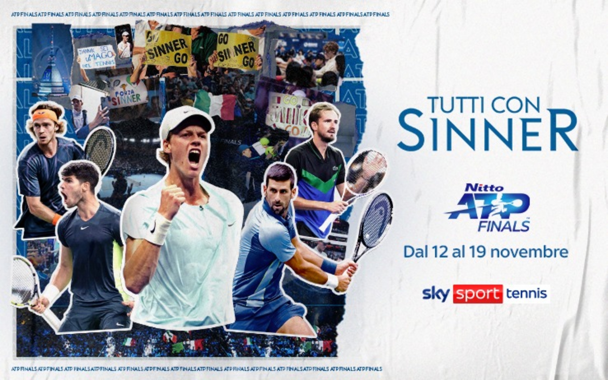Sinner Rune alle ATP Finals 2023 dove vederla in tv e streaming Sky