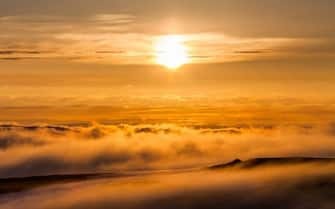 The landscape at North Cape (Nordkapp), often described as the most northerly point in Europe, in northern Norway