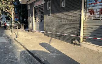 Minor damages caused by the earthquake in Naples, Italy, 27 September 2023. An earthquake swarm is underway in the Campi Flegrei area, near Naples. The strongest tremor was of magnitude 4.2, occurred at 3.35 am and was clearly felt in some neighborhoods of the Neapolitan capital. The hypocenter was located at approximately 3 km depth.
ANSA/ CIRO FUSCO