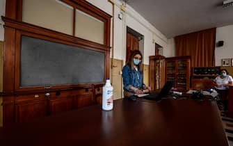 Preparativi per gli esami di maturità al Liceo Parini duran