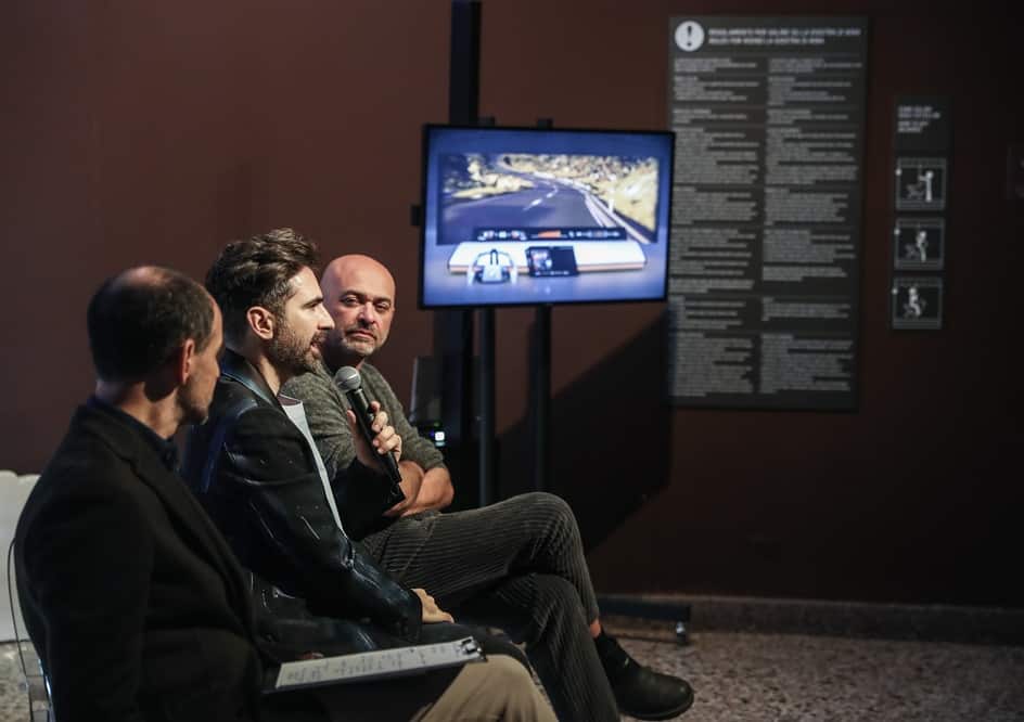 Il dialogo tra Valerio Berruti e Renzo Vitale a Palazzo Reale, 21 ottobre.