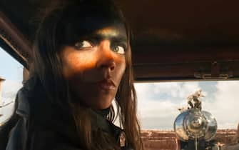 USA. Anya Taylor-Joy in (C)Warner Bros. Pictures new film: Furiosa: A Mad Max Saga (2024). 
Plot: The origin story of renegade warrior Furiosa before she teamed up with Mad Max in 'Fury Road'.
Ref: LMK110-J10350-051223
Supplied by LMKMEDIA. Editorial Only. Landmark Media is not the copyright owner of these Film or TV stills but provides a service only for recognised Media outlets. pictures@lmkmedia.com