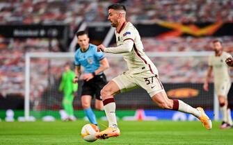 Il giocatore della Roma Leonardo Spinazzola