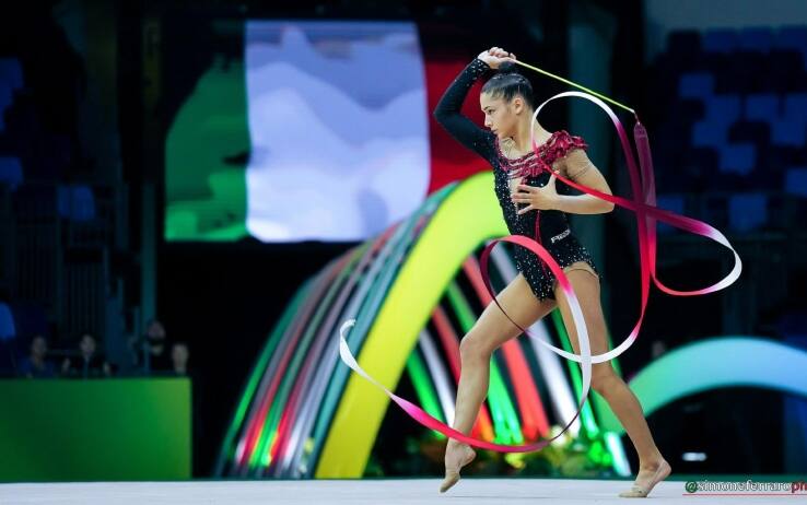 Sofia Raffaeli ai Mondiali di Ginnastica Ritmica a Rio de Janeiro