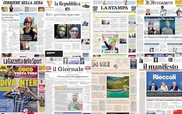 Le prime pagine del 31 agosto