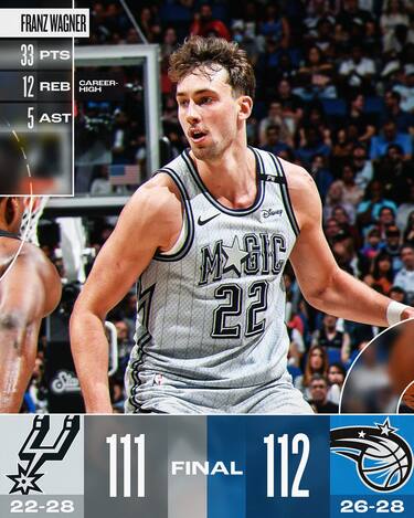 ORLANDO MAGIC-SAN ANTONIO SPURS 112-111