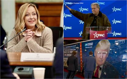 Meloni, Bannon, Cpac
