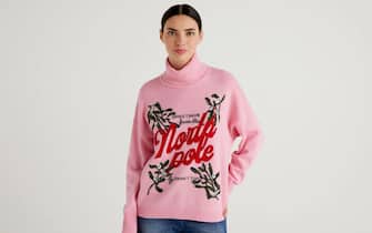 Dolcevita natalizio in misto cashmere
