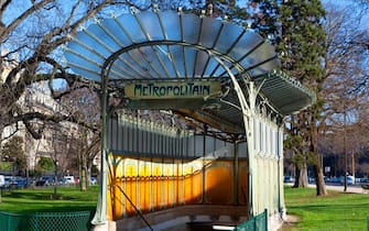 Paris, Metro Porte Dauphine by Hector Germain Guimard