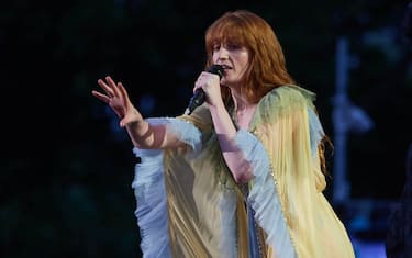July 14, 2019 - London, England, United Kingdom - 7/13/19.Florence Welch of ''Florence + the Machine'' performs at British Summertime 2019, Hyde Park in London. (Credit Image: © Starmax/Newscom via ZUMA Press)