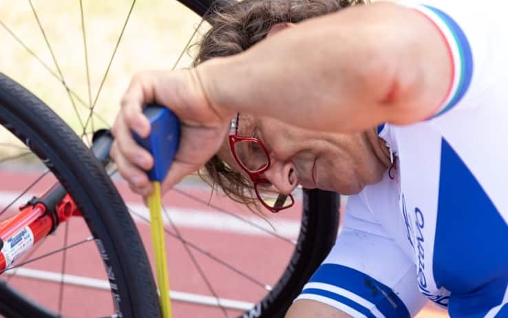 Alex Zanardi sistema bicicletta