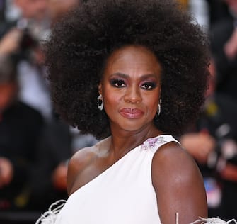 CANNES, FRANCE - MAY 17: US actress Viola Davis arrives for the screening of the film Kaibutsu (Monster) in competition during the 76th Cannes Film Festival at Palais des Festivals in Cannes, France on May 17, 2023. (Photo by Mustafa Yalcin/Anadolu Agency via Getty Images)