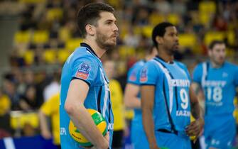 ?ód?, Poland. 24th Mar, 2016. Matthew Anderson of Zenit Kazan pictured during the game against PGE Skra Belchatow in 2016 CEV Champions League. © Marcin Rozpedowski/Pacific Press/Alamy Live News
