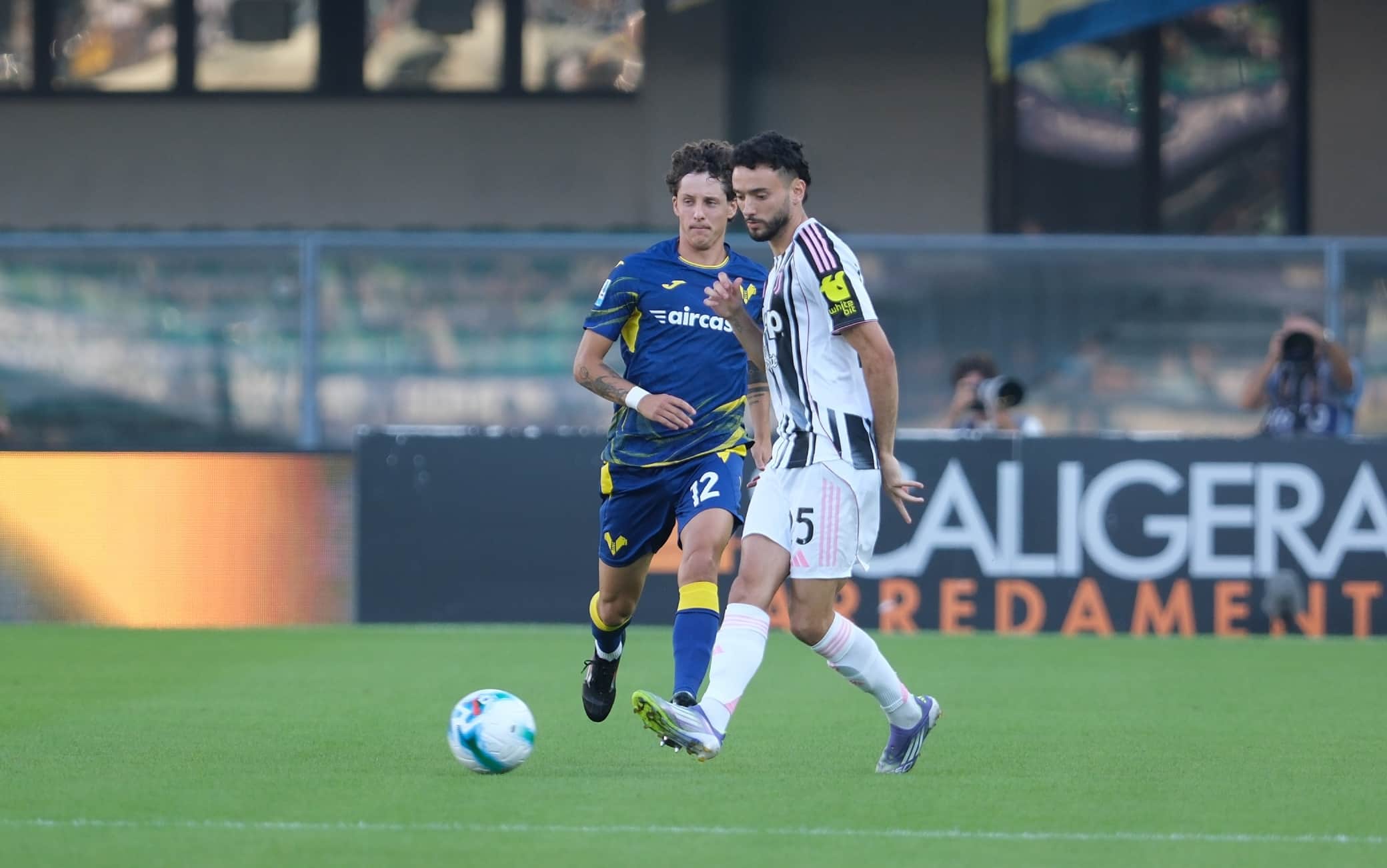 Il primo tempo di Verona-Juventus