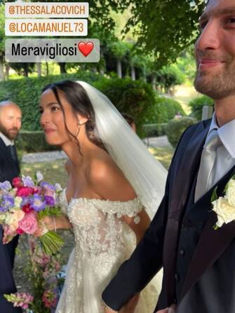Manuel Locatelli e Thessa Lacovich