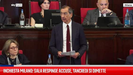 Inchiesta Milano: Sala respinge accuse, Tancredi si dimette Inchiesta Milano: Sala respinge accuse, Tancredi si dimette