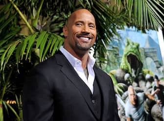 LOS ANGELES, CA - FEBRUARY 02:  Actor Dwayne Johnson arrives at the premiere of Warner Bros. Pictures' "Journey 2: The Mysterious Island" at the Chinese Theater on February 2, 2012 in Los Angeles, California.  (Photo by Kevin Winter/Getty Images)