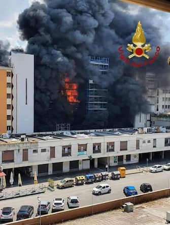 Incendio palazzina Roma Colli Aniene