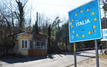  Controlli al confine Italia Slovenia Trieste 11 Marzo 2020 ANSA Mauro Zocchi