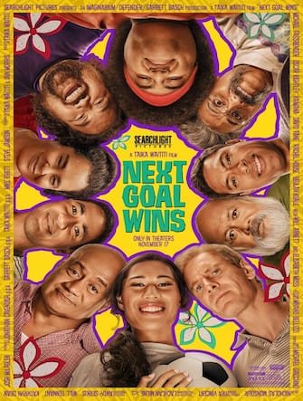 USA. A poster for (C)Searchlight Pictures: Next Goal Wins (2023).
Plot: American Samoa field a football team for 2014 World Cup qualifiers. They have a very poor record against nearly every other side they have played. Will their luck change?
Ref: LMK106-J10337-011223
Supplied by LMKMEDIA. Editorial Only. Landmark Media is not the copyright owner of these Film or TV stills but provides a service only for recognised Media outlets. pictures@lmkmedia.com