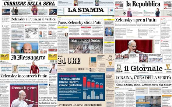Le prime pagine dei quotidiani di oggi 12 maggio: la rassegna stampa