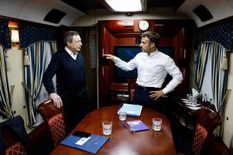 Mario Draghi ed Emmanuel Macron