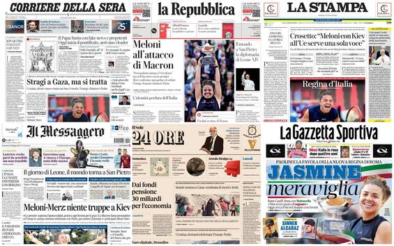 le prime pagine dei quotidiani di oggi 18 maggio la rassegna stampa di sky tg24