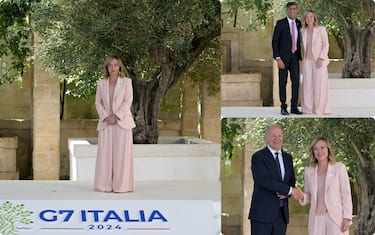 Meloni accoglie i leader al G7 in Puglia