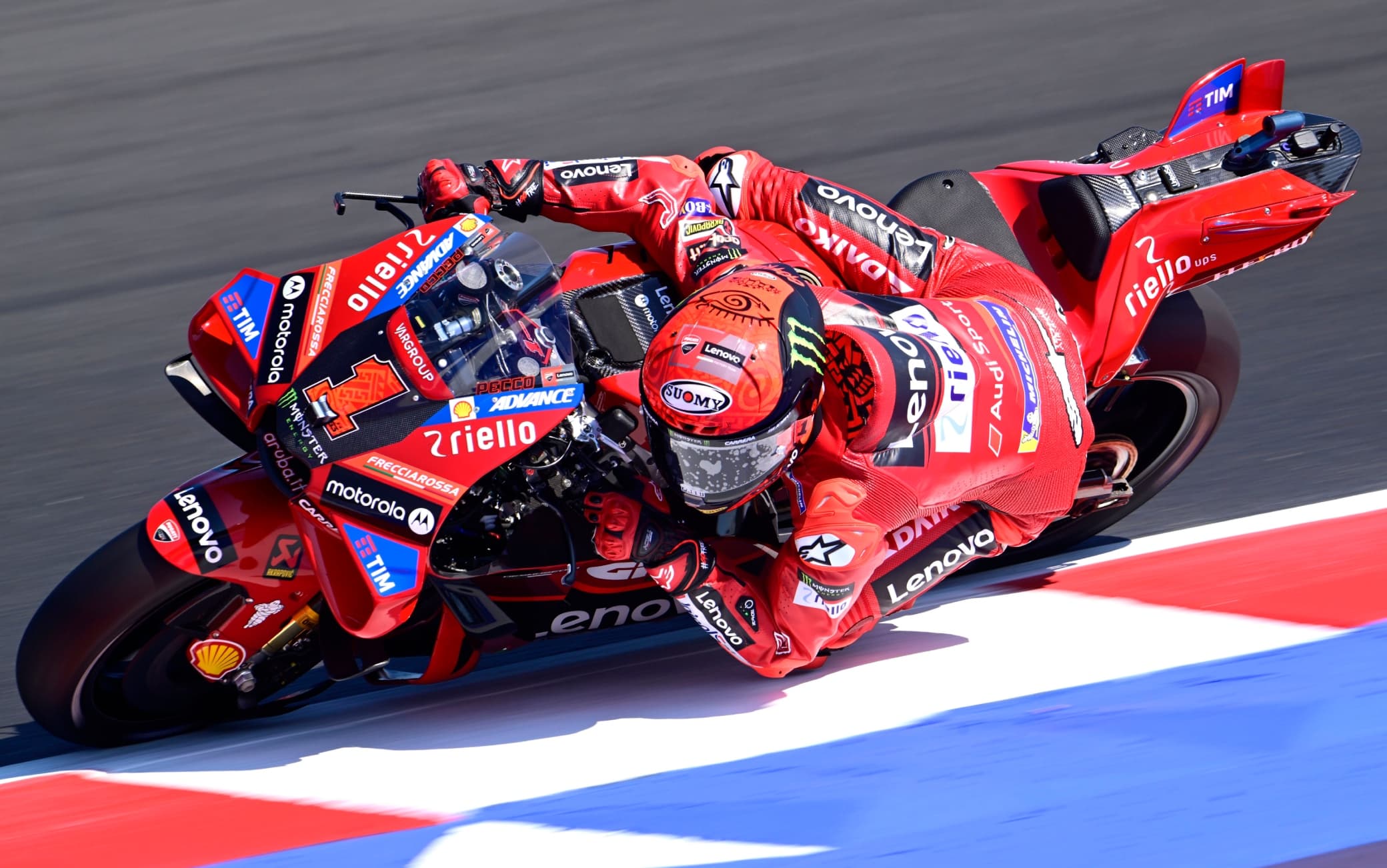 Bagnaia in pista a Misano