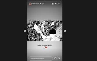 Il ricordo social di Sinisa Mihajlovic