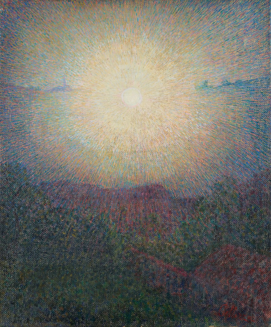 Giuseppe Pellizza, Il sole (studio), 1903-1904, Olio su tela