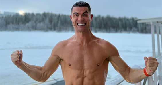 Cristiano Ronaldo Celebrates Christmas in Lapland