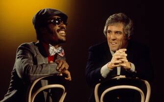 Unspecified - 1973: Stevie Wonder, Burt Bacharach appearing on the ABC tv special 'Burt Bacharach: Opus No 3'. (Photo by Walt Disney Television via Getty Images)