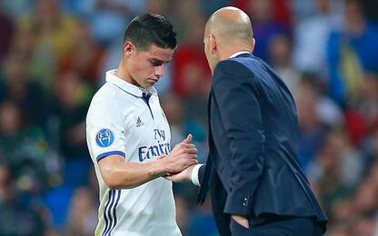 Zidane: "James? Non so se vuole restare o partire"