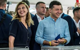first lady e presidente ucraino