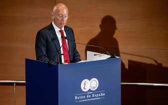 Isak Andic File - Mango Founder Isak Andic Dies Aged 71 In Mountain Accident. The president and founder of Mango, Isak Andic, speaks during the award ceremony for the 8th Kingdom of Spain Business Career Achievement Award (Iese), at the IESE Business School Barcelona North Campus, on March 18, 2024, in Barcelona, Catalonia (Spain). King Felipe VI presented the eighth edition of the Kingdom of Spain Award for Business Achievement to Isak Andic, co-founder and president of Mango, who has managed, after almost four decades, to turn Mango into one of Spain's most important multinationals in the fashion sector. Mango currently has more than 2,560 stores in 115 countries and more than 14,000 employees. In 2022 it achieved an all-time record in sales, 2,688 million (20% more than in 2021) and an unprecedented turnover with a net profit of 81 million (67.5 last year). Photo by Lorena Sopêna / Europa Press/ABACAPRESS.COM