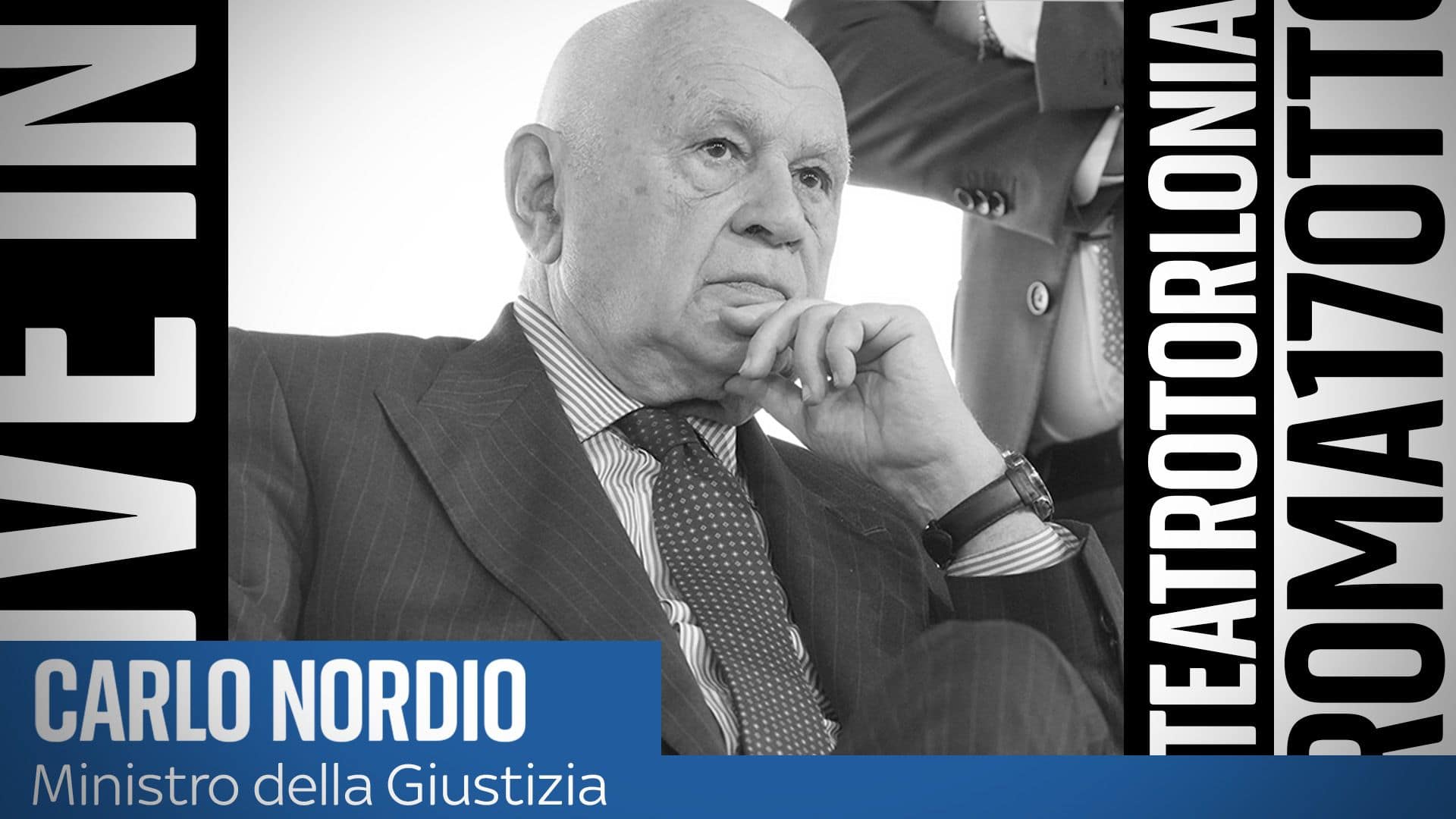 Il ministro della Giustizia Carlo Nordio