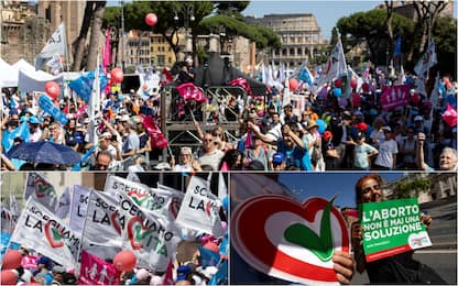 Pro Vita, corteo a Roma contro aborto ed eutanasia. FOTO