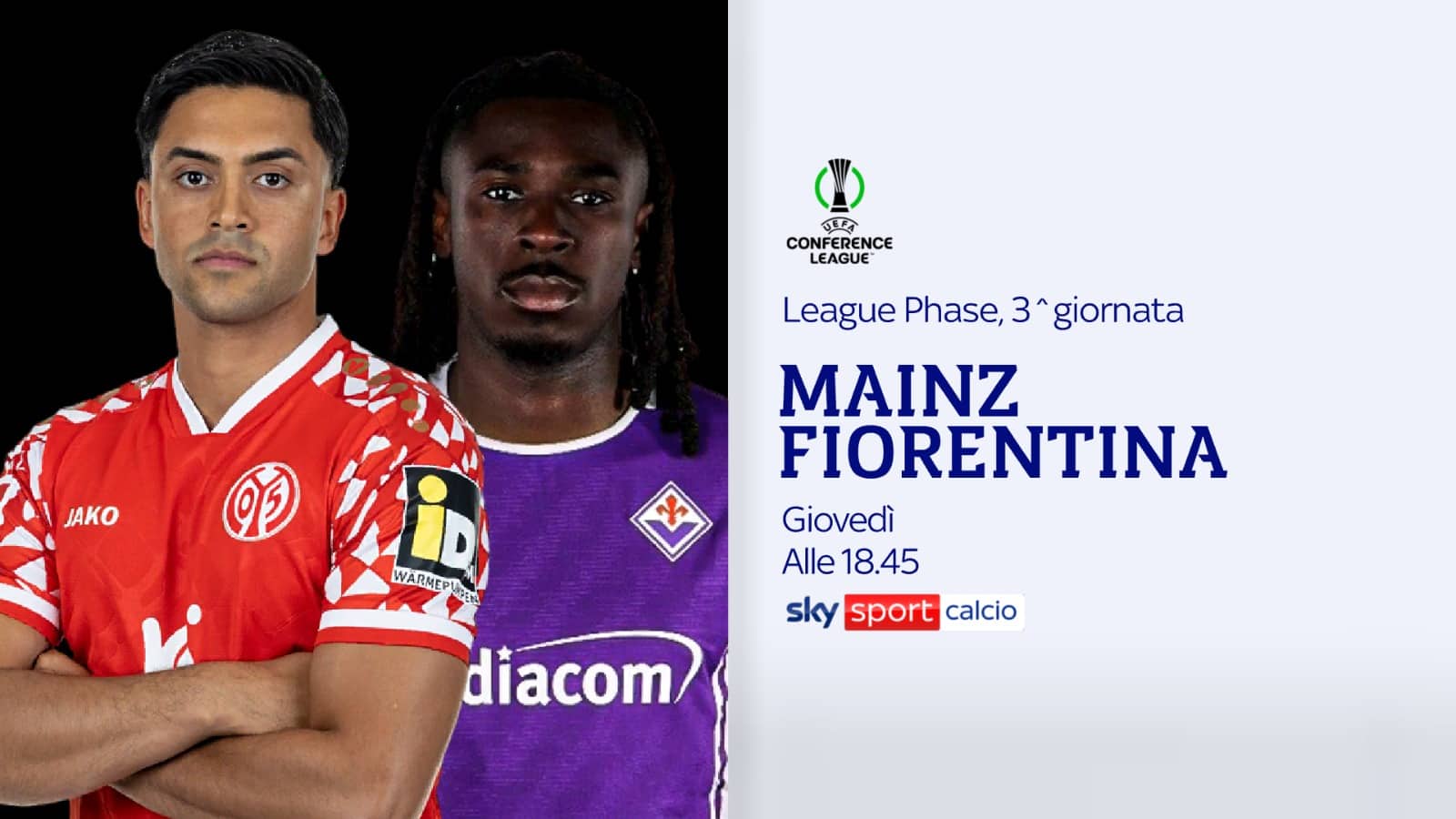 Mainz-Fiorentina su Sky Sport